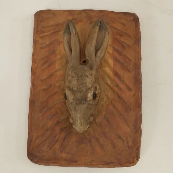 Vintage French Pillivuyt Porcelain Rabbit Hare Bunny Dish Trompe L'oeil Realism - Picture 8 of 16